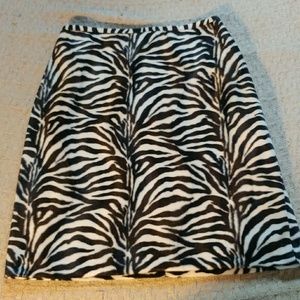 Style & Co. Zebra Skirt